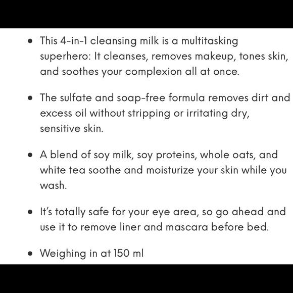 Purlisse Blue Lotus 4-in-1 Cleansing Milk - Picture 2 of 3